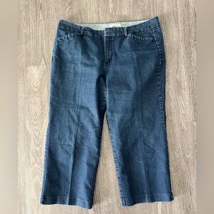 Dockers Dark Blue Women's Cropped Jeans Size 14